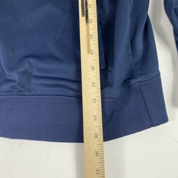 The North Face Jacket Mens XL Blue Full Zip Track Athletic Logo Sweatshirt - Picture 5 of 9